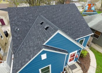 Roofing siding article